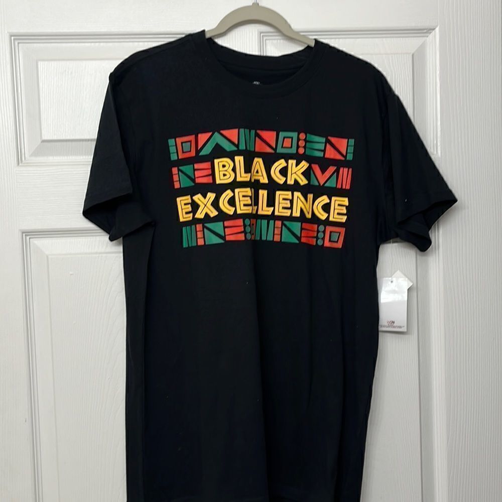 Men’s EQUI Black Excellent T-Shirt Large, XL